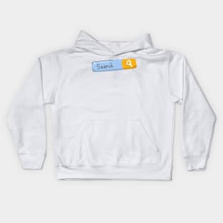 Search bar - Isolated Search Bar Symbol Web Element Kids Hoodie